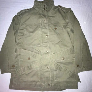 Madewell Green Utility Jacket Relaxed Fit